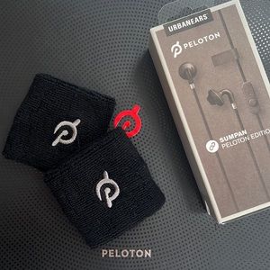 Peloton Edition Headphones & Writs Bands